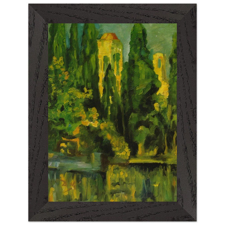 Dali VILABERTRIN TOWER 1919 Premium Wooden Framed Art Print / Poster