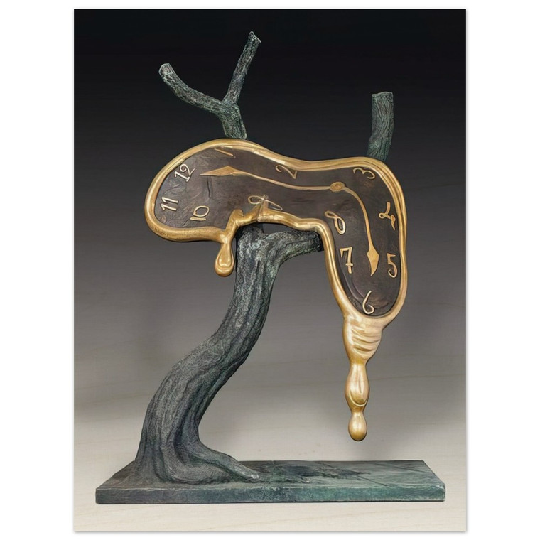 Salvador Dali  PROFILE OF TIME 1984 Wood Print