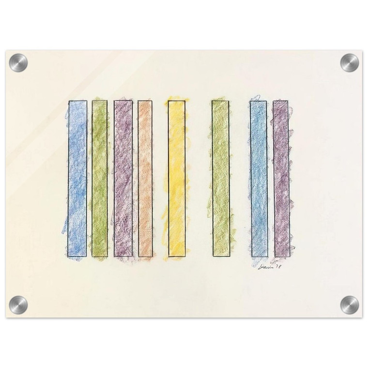 Gene Davis  Untitled  1978 N5 Acrylic Print