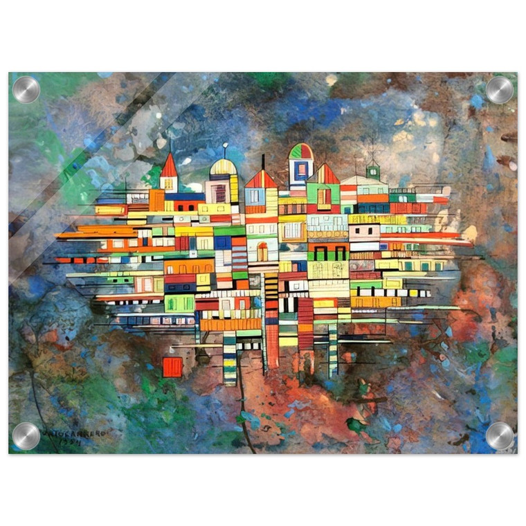 Rene Portocarrero  CITY 1954 Acrylic Print