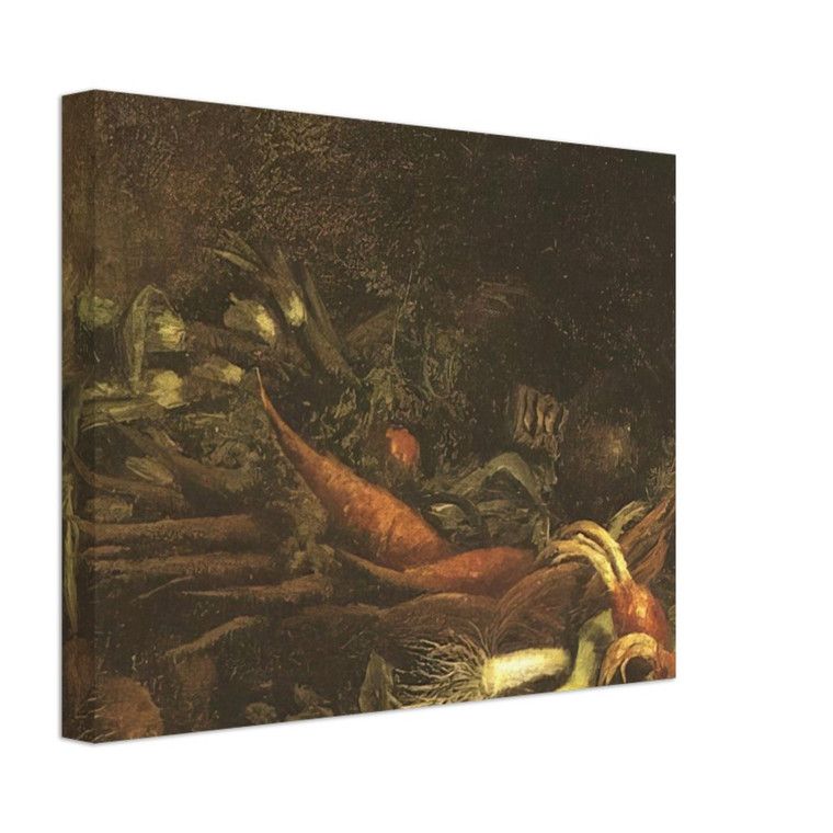 Vincent van Gogh  Still life with a basket of vegetables Canvas