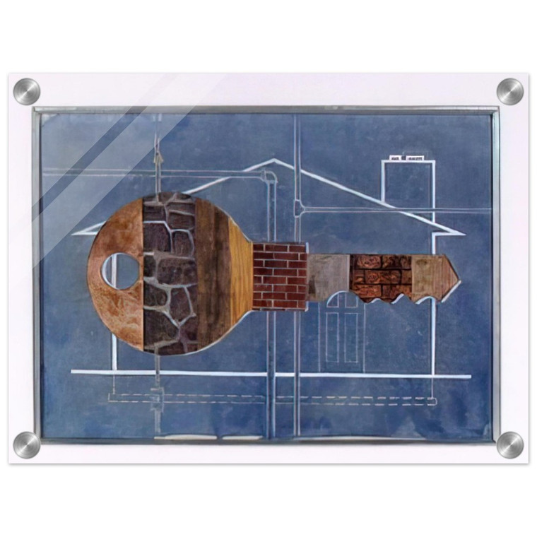 Clarence Holbrook Carter  House Key  1956 Acrylic Print