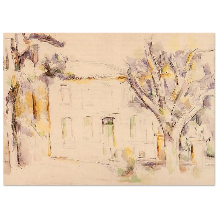 Paul Cezanne  House in Provence Fine Art Poster / Art Print