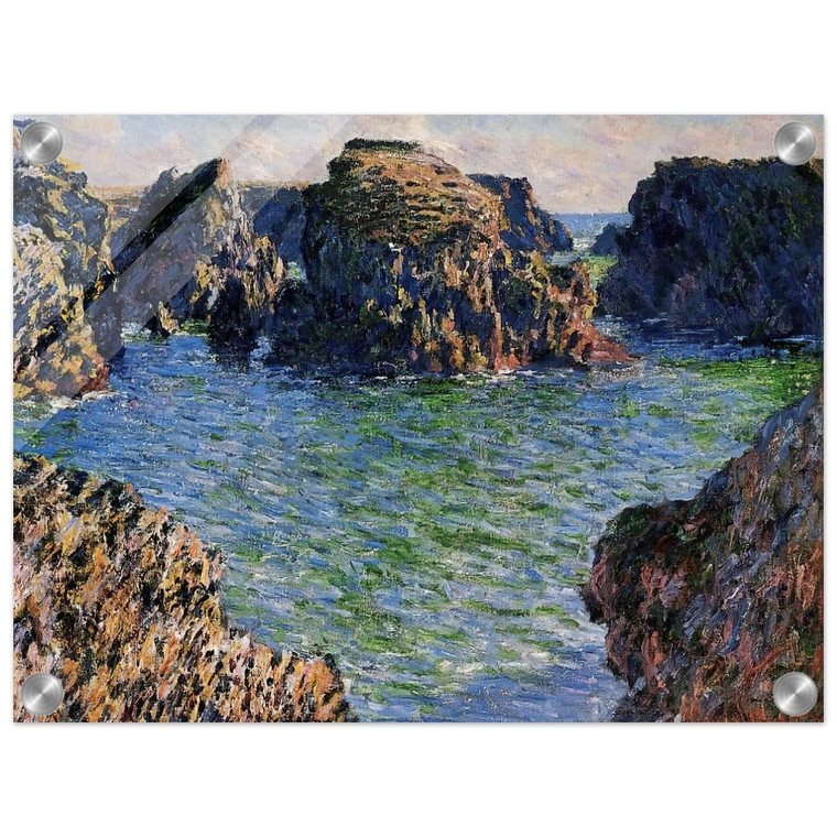 claude monet  Coming into PortGoulphar BelleIle Acrylic Print