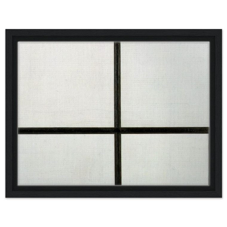 Piet Mondrian  Composition with yellow patch Framed Canvas