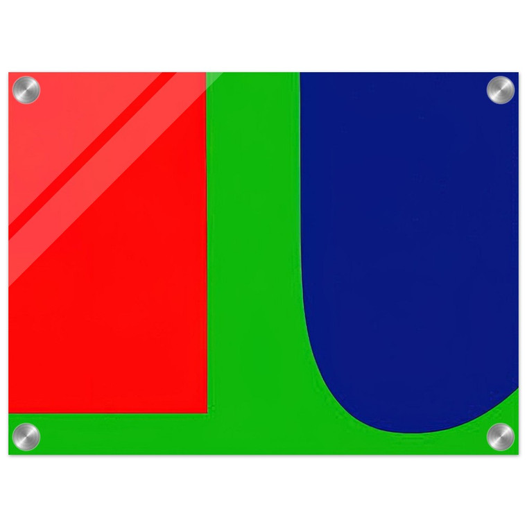 Ellsworth Kelly  Red Blue Green Acrylic Print