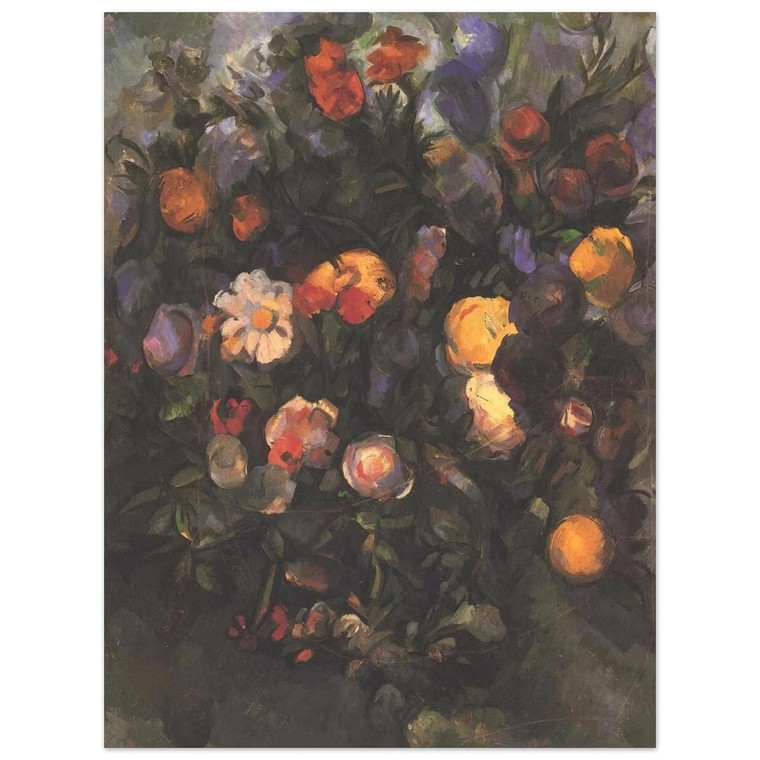 Paul Cezanne  VASE OF FLOWERS N4 Aluminum Print