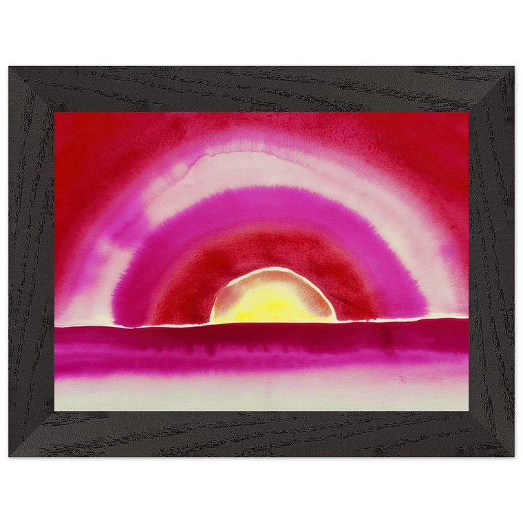 Eyvind Earle  Sunrise N1 Premium Wooden Framed Art Print / Poster