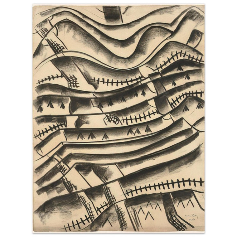 Man Ray  RIDGEFIELD LANDSCAPE Aluminum Print