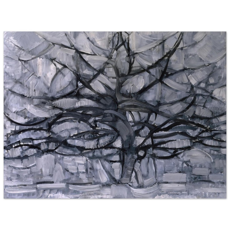 Piet Mondrian  The Gray Tree Aluminum Print