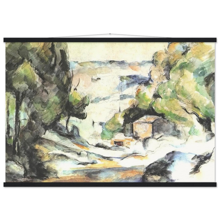 Paul Cezanne Provence Landscape Museum Matte Poster with Hanger