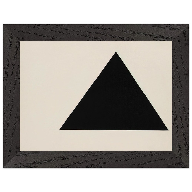 Ellsworth Kelly  Triangle Form Premium Wooden Framed Art Print / Poster