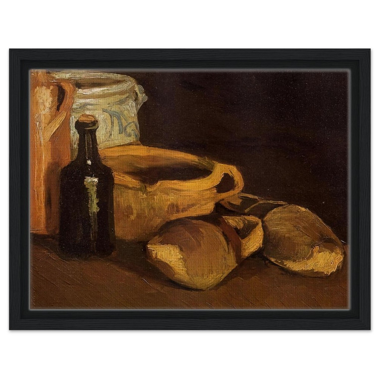 Vincent van Gogh  Still Life with Clogs and Pots Framed Canvas