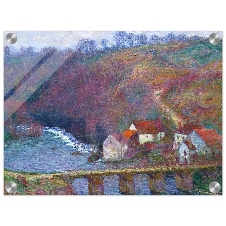 claude monet  The Grande Creuse by the Bridge at Vervy Acrylic Print