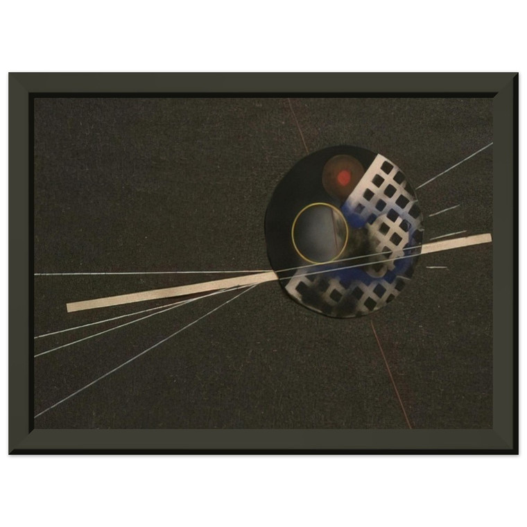 Laszlo MoholyNagy  Emery Paper collage Premium Metal Framed Art Print / Poster