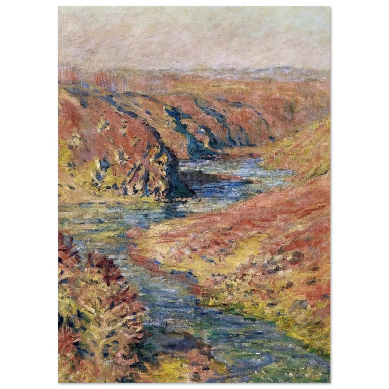 claude monet  The Valley of Creuse at Fresselines Fine Art Poster / Art Print