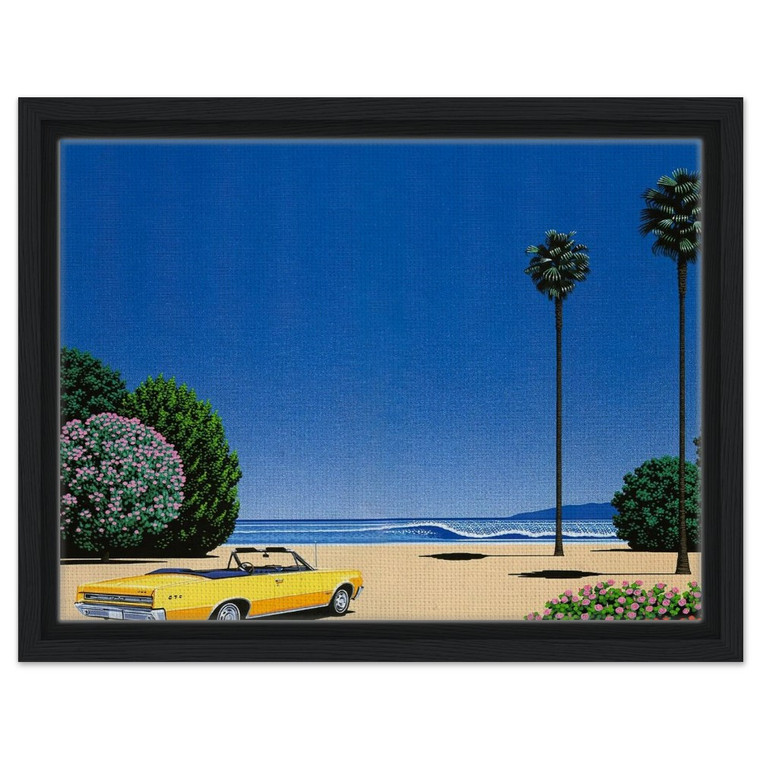 Hiroshi Nagai  Sweet Breeze Alt Coastline at Lovers Point Framed Canvas