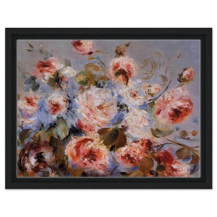 PierreAuguste Renoir  Roses from Wargemont Framed Canvas