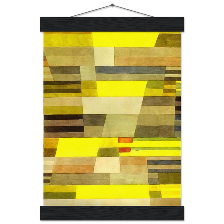 Paul Klee  MONUMENT 1929 Museum-Quality Matte Paper Poster with Hanger