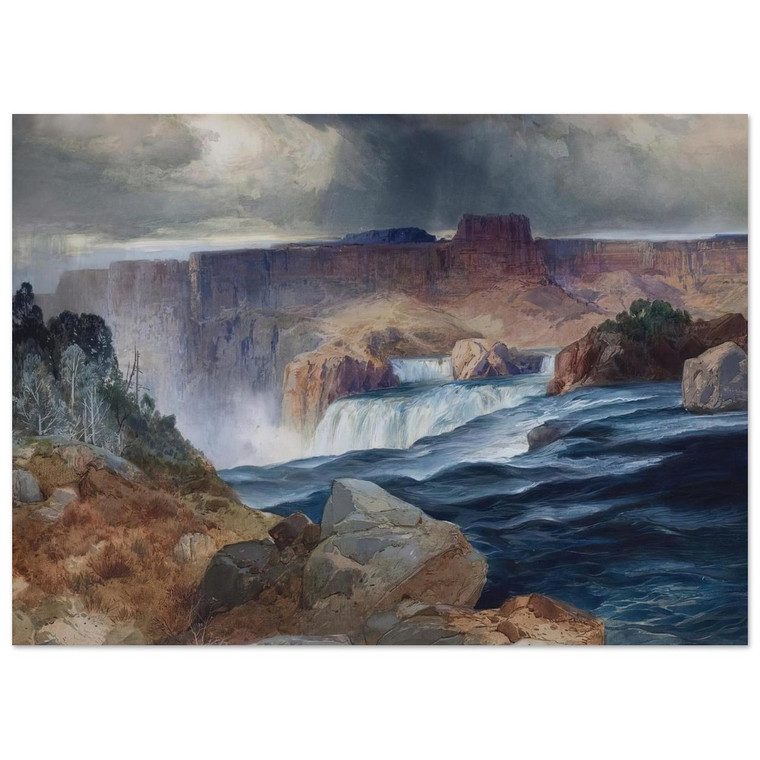 Thomas Moran  Shoshone Falls Snake River Idaho Fine Art Poster / Art Print
