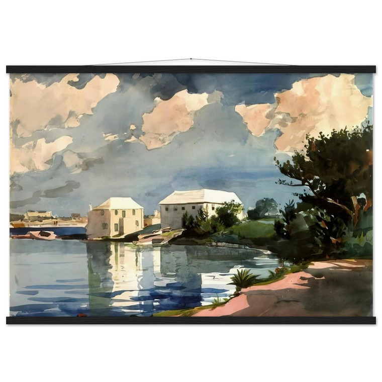 Winslow Homer  SALT KETTLE BERMUDA Museum-Quality Matte Paper Poster with Hanger