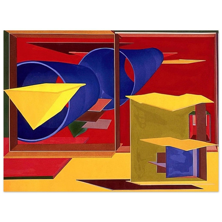 Al Held  Pachinko Aluminum Print