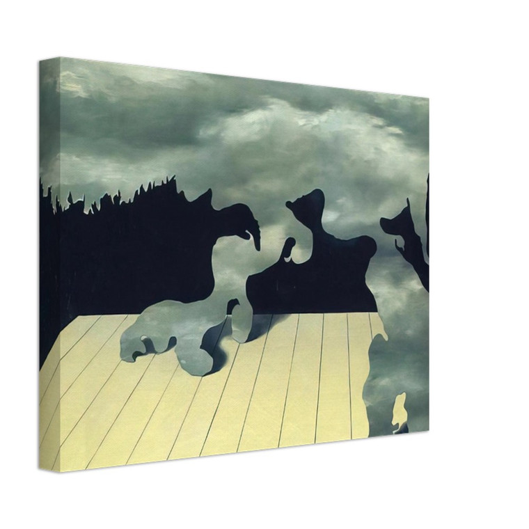 Rene Magritte  THE MUSCLES OF THE SKY 1927 Canvas