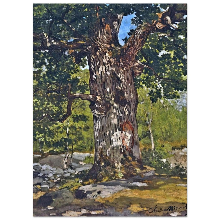claude monet  The Bodmer Oak Fine Art Poster / Art Print