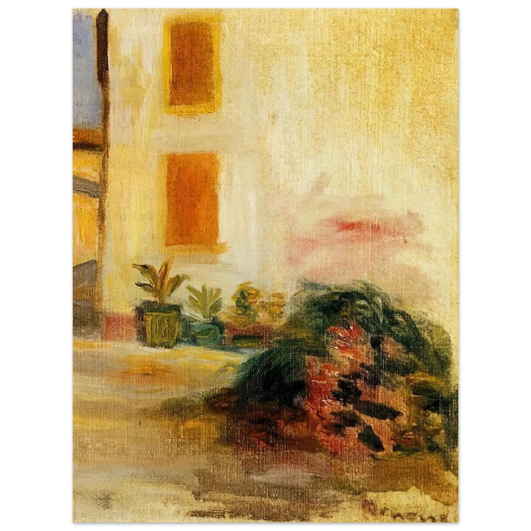 PierreAuguste Renoir  Farm Courtyard Aluminum Print