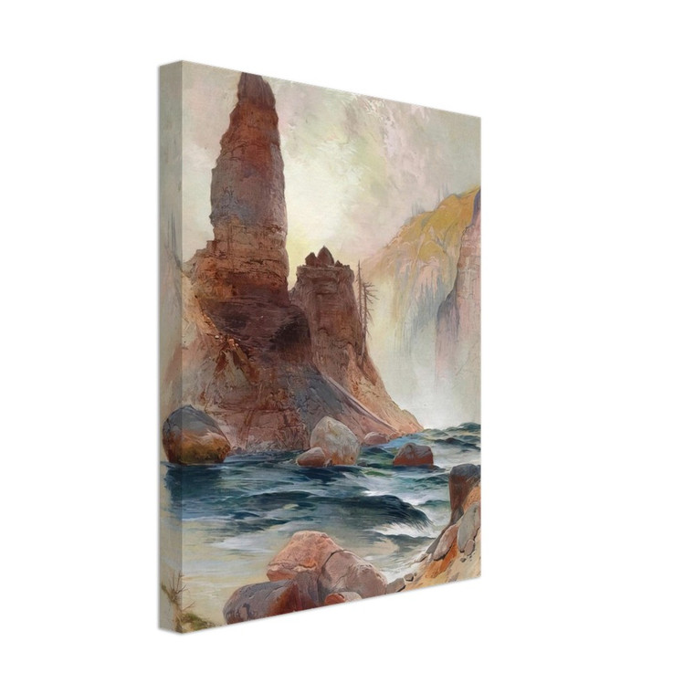 Thomas Moran  Tower Falls Yellowstone Canvas
