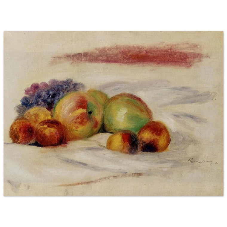 PierreAuguste Renoir  Apples and Grapes Aluminum Print