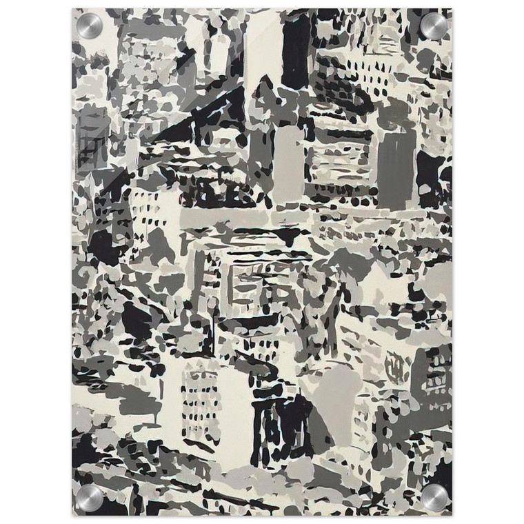 Gerhard Richter  TOWNSCAPE 1969 Acrylic Print