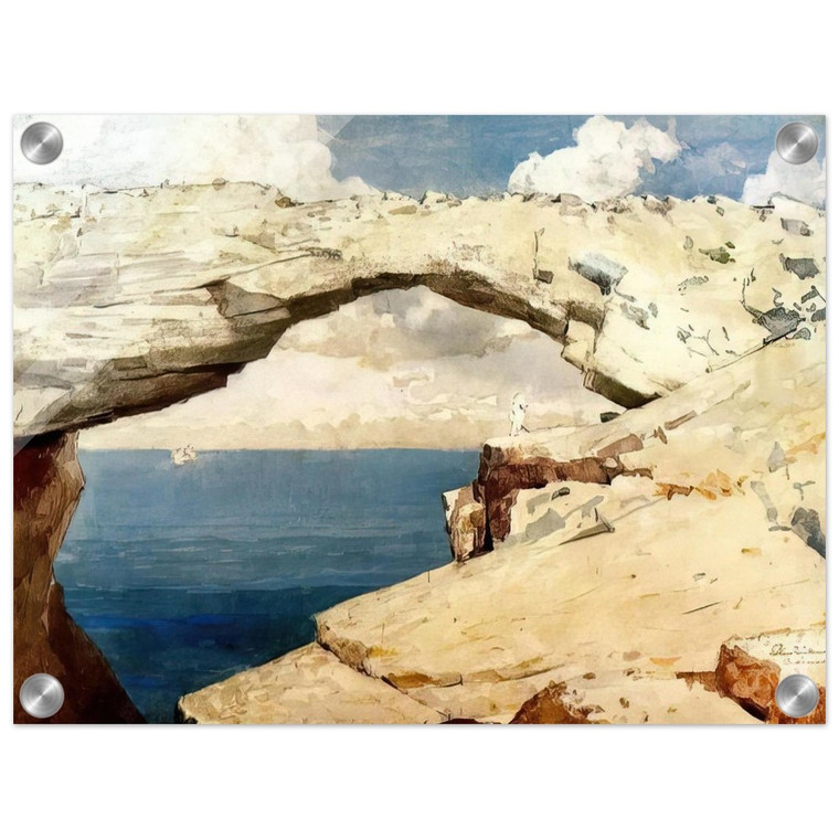Winslow Homer  GLASS WINDOWS BAHAMAS 1885 Acrylic Print