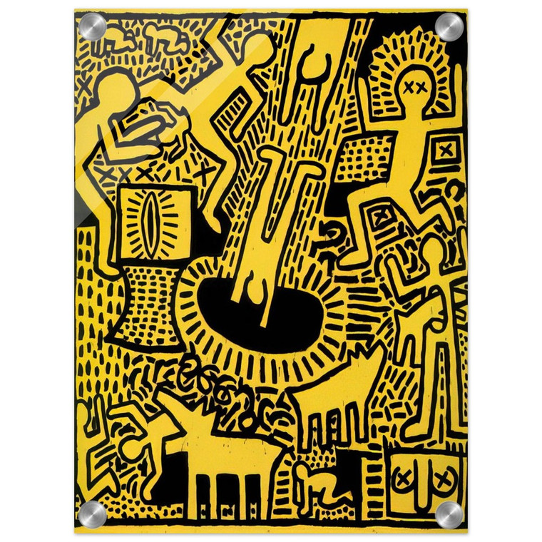 Keith Haring  UNTITLED 1981 N1 Acrylic Print