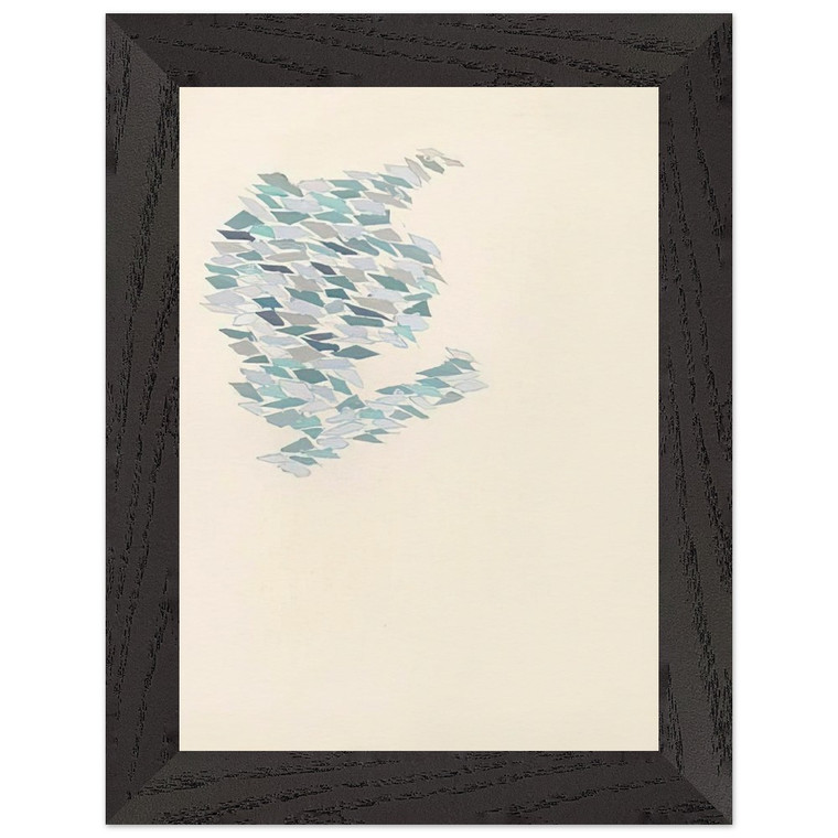 Robert Goodnough  Pastel I  1971 Premium Wooden Framed Art Print / Poster