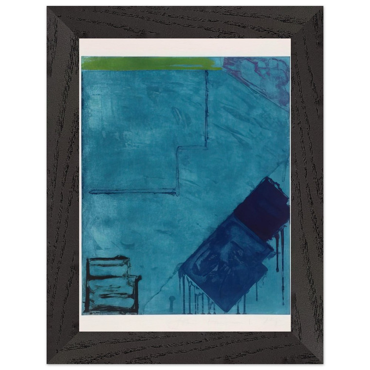 John Hoyland  Rankin  1979 Premium Wooden Framed Art Print / Poster