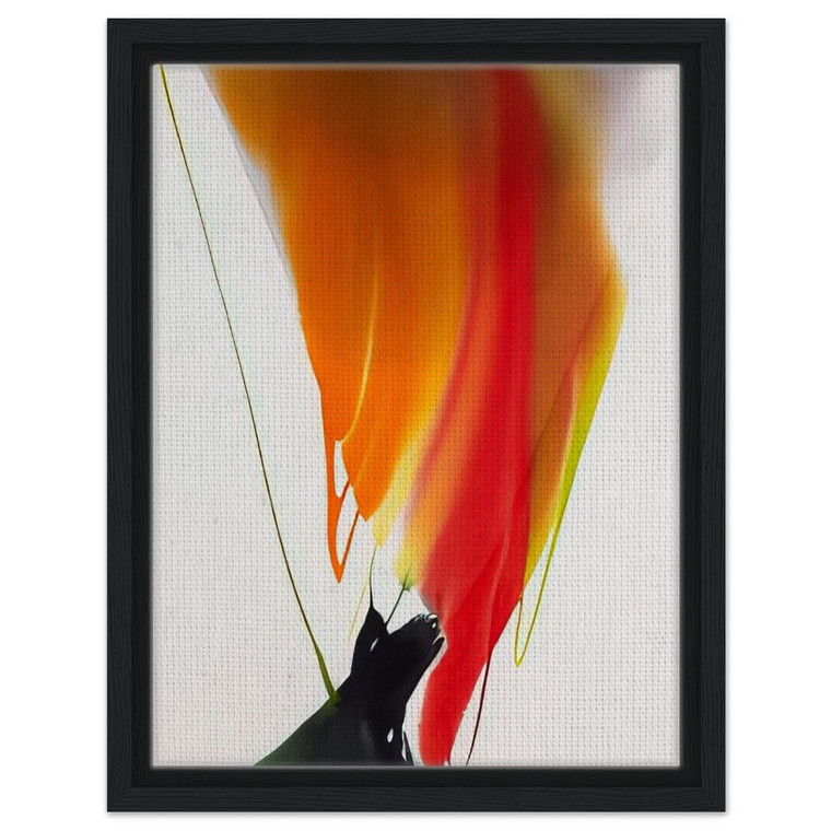 Paul Jenkins  Phenomena Woman Witch  1969 Framed Canvas