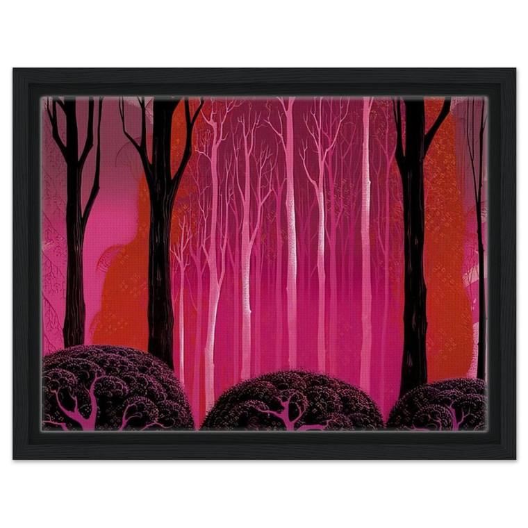 Eyvind Earle  Crimson Glory Framed Canvas