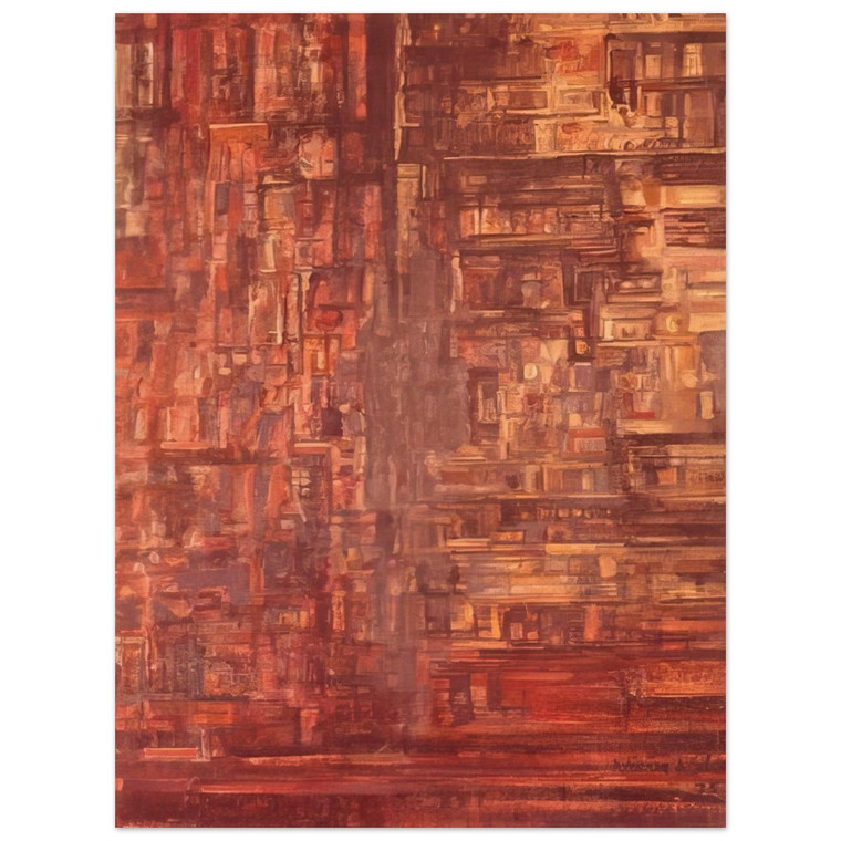 Maria Helena Vieira da Silva  Untitled  1978 N8 Wood Print