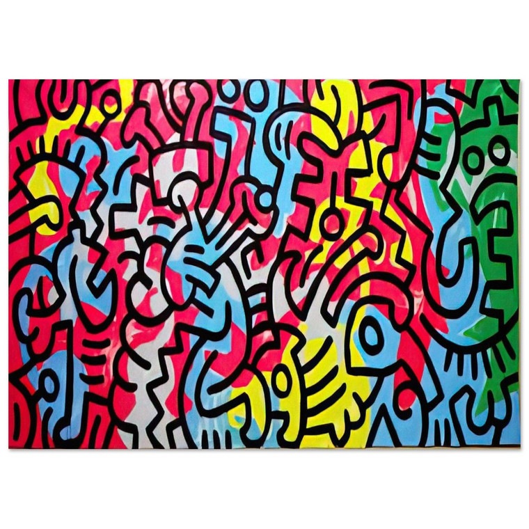 Keith Haring  UNTITLED 1987 N2 Fine Art Poster / Art Print