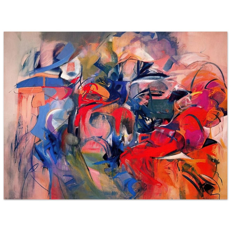 Miriam Schapiro  Fanfare  1968 Aluminum Print