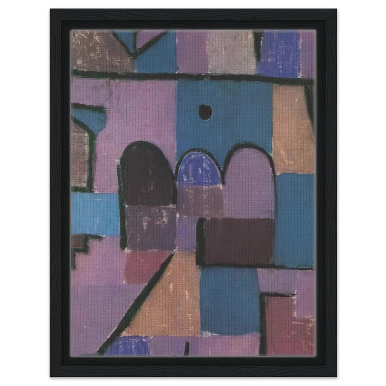 Paul Klee  ORIENTAL GARDEN 1939 Framed Canvas