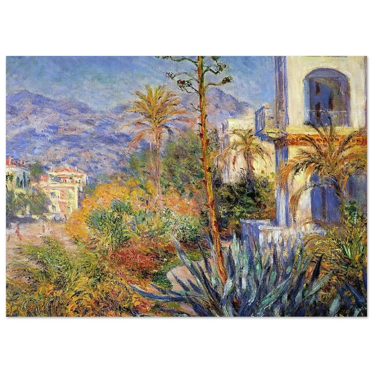 claude monet  Villas at Bordighera Fine Art Poster / Art Print
