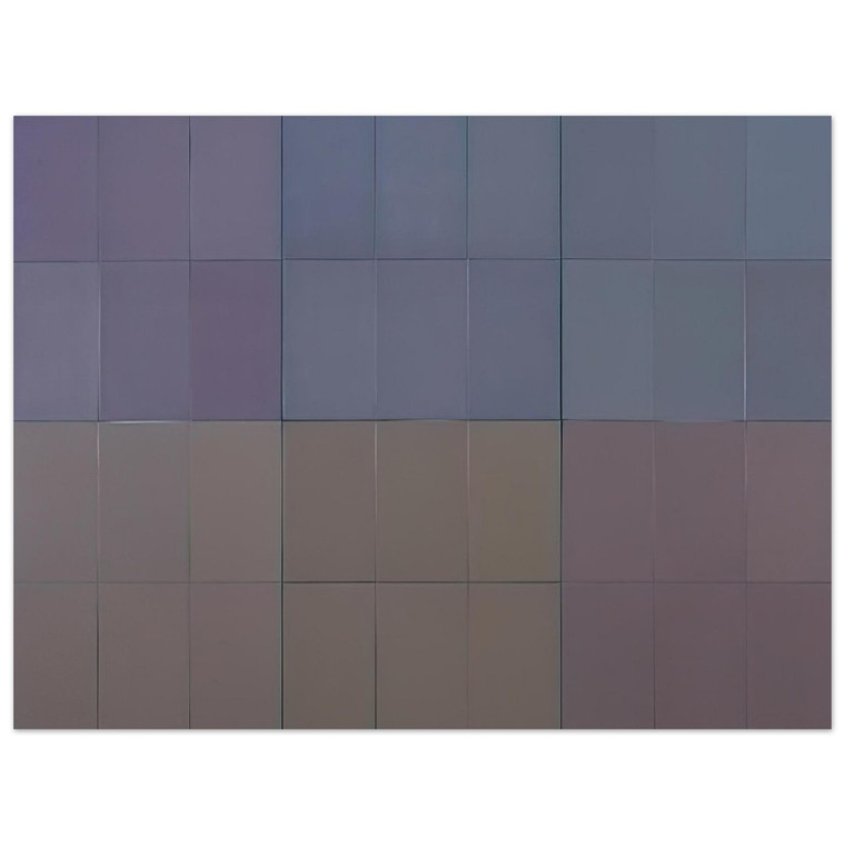 Fernand Leduc  Microchromie gris puissance 6 Aluminum Print