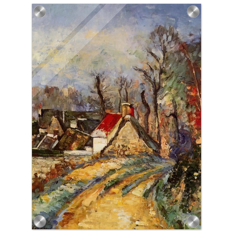 Paul Cezanne  The Turn in the Road at Auvers Acrylic Print