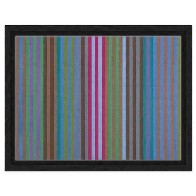 Gene Davis  Bulletproof  1969 Framed Canvas