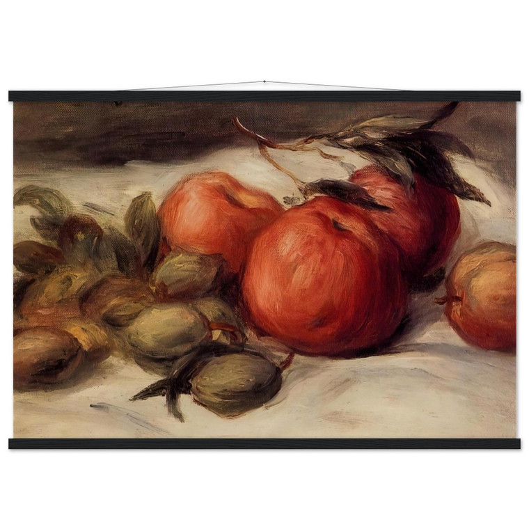 Pierre-Auguste Renoir Still Life with Apples and Almonds Matte Print Hanger