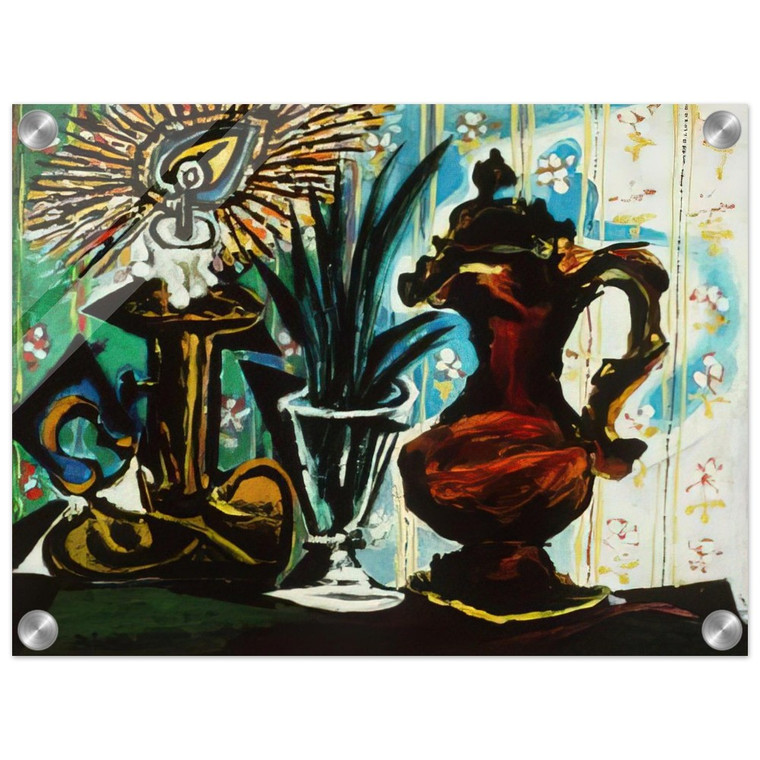 Pablo Picasso  Still life with candle Acrylic Print