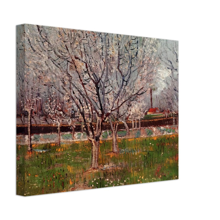 Vincent van Gogh  Orchard in Blossom Plum Trees Canvas