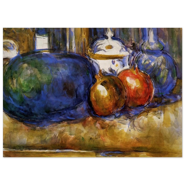 Paul Cezanne Still Life Watermelon Pomegranates Fine Art Print